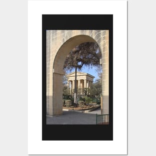 Lower Barrakka Gardens, Valletta, Malta Posters and Art